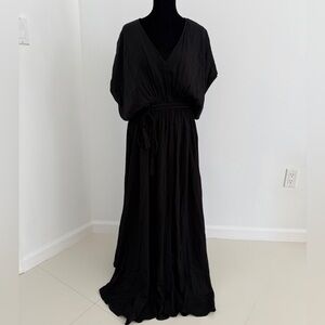 dea kudibal long dress with sinched waistband